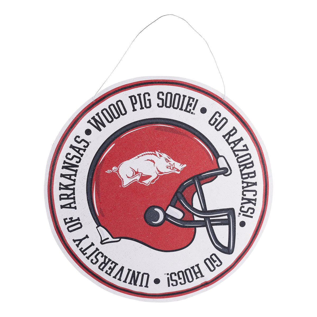 Arkansas Wreath/Helmet Burlee