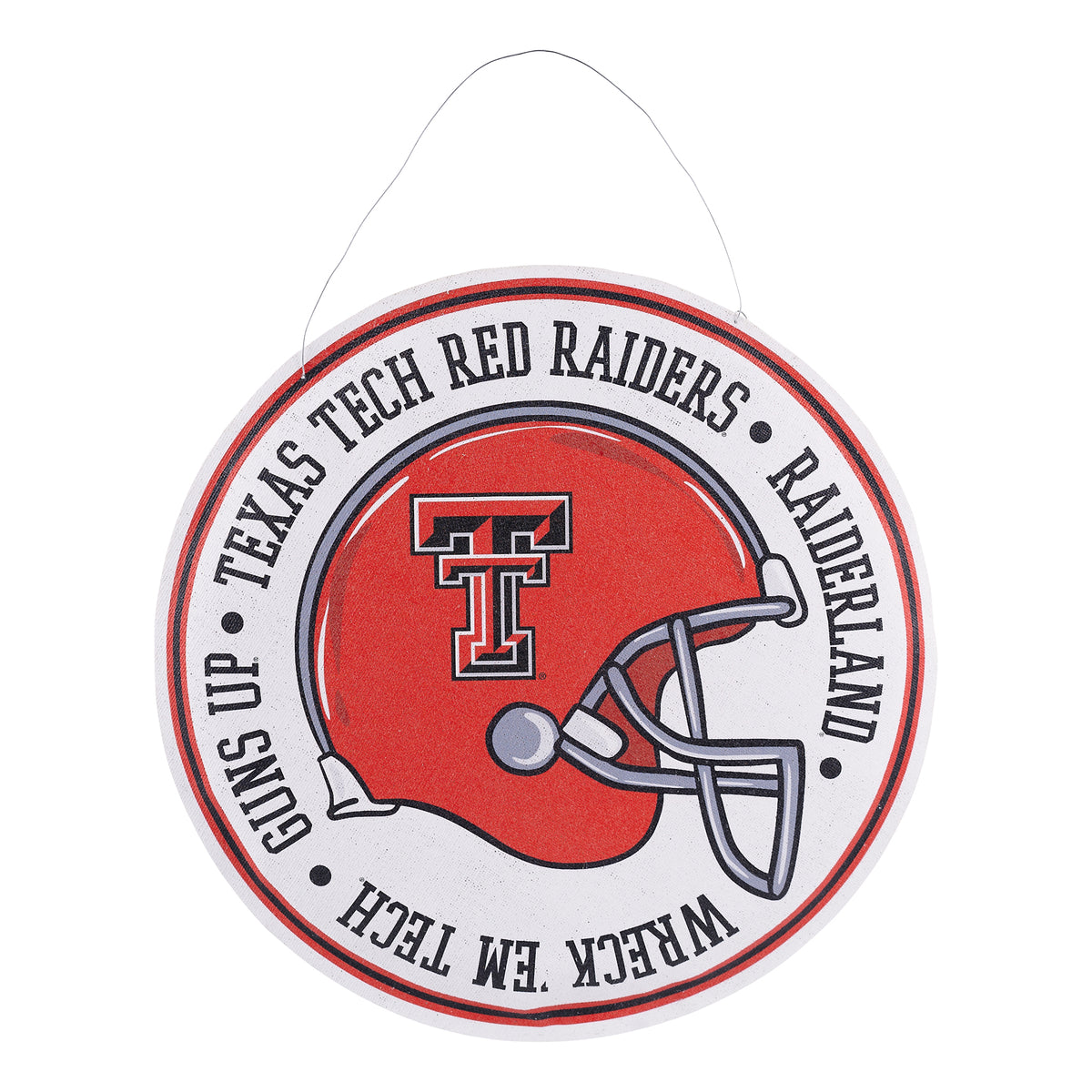 Texas Tech Wreath/Helmet Burlee