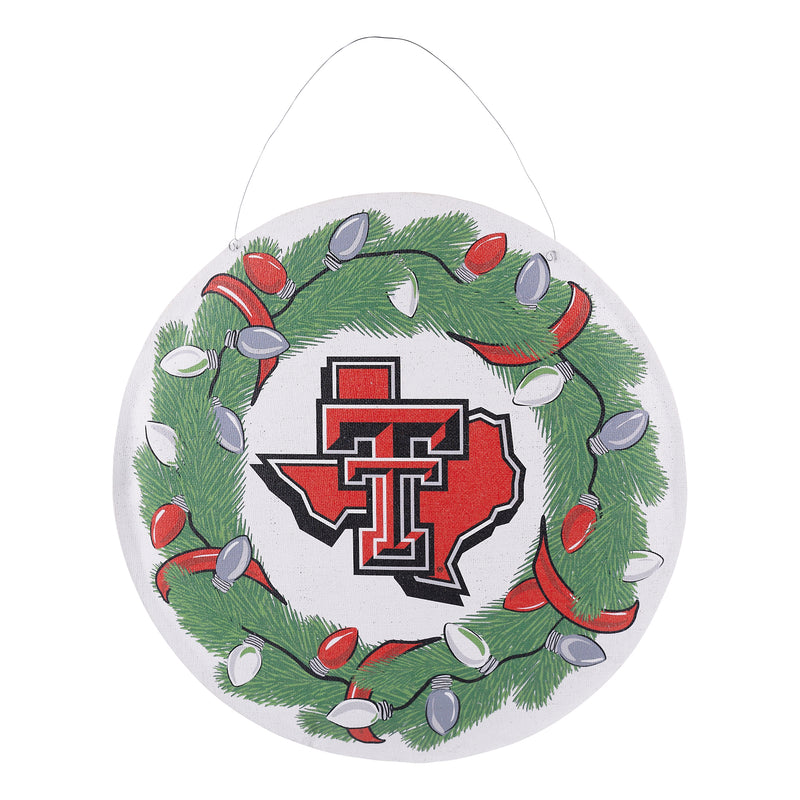 Texas Tech Wreath/Helmet Burlee