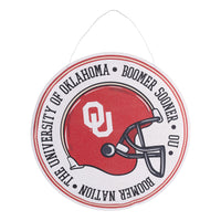 Oklahoma Wreath/Helmet Burlee