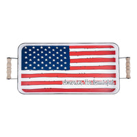 Fourth of July Enamel Tray