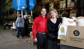 trey and Molly holm in glory haus warehouse