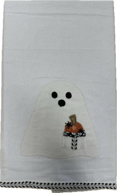 Gertie The Ghost Tea Towel