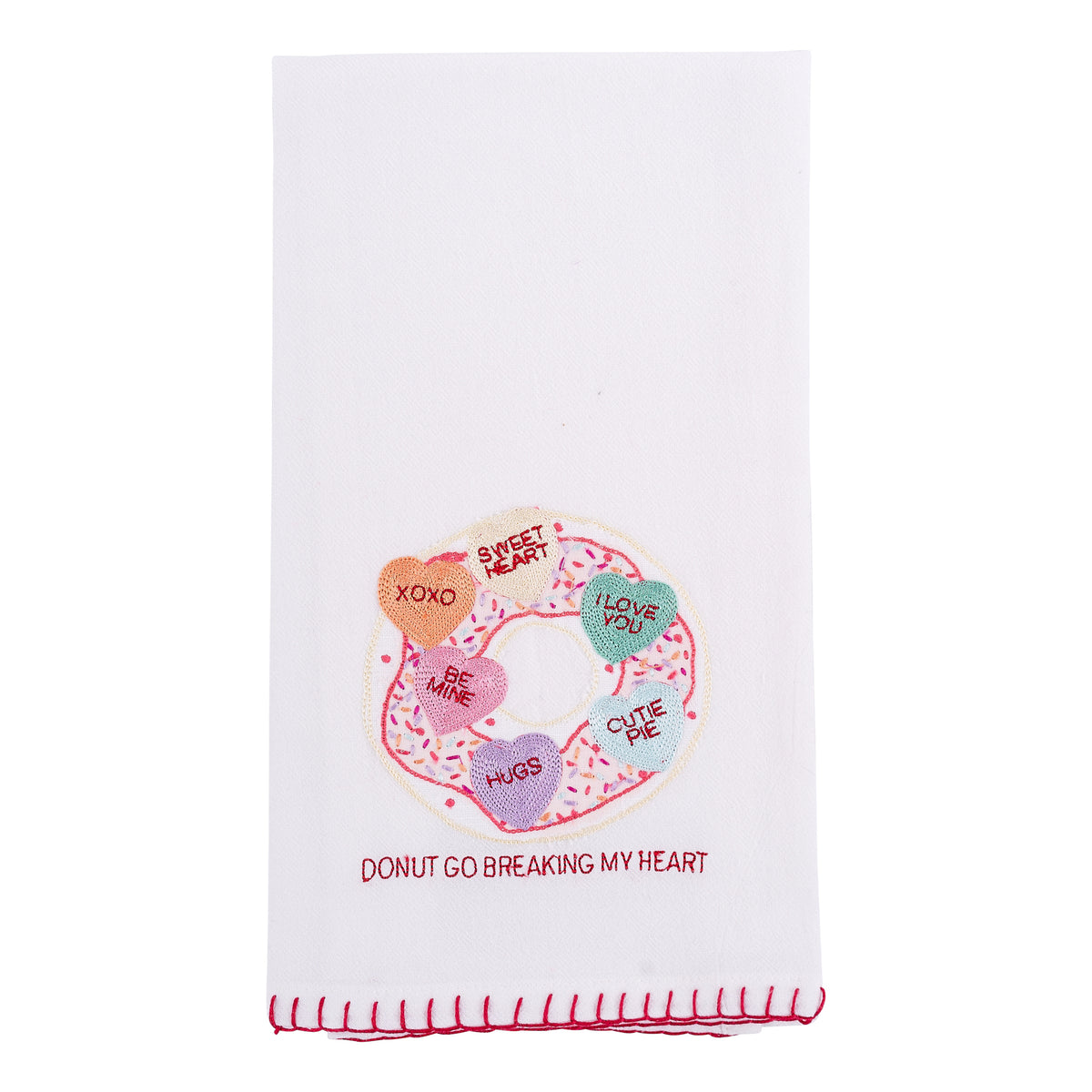 Donut Go Breaking My Heart Tea Towel