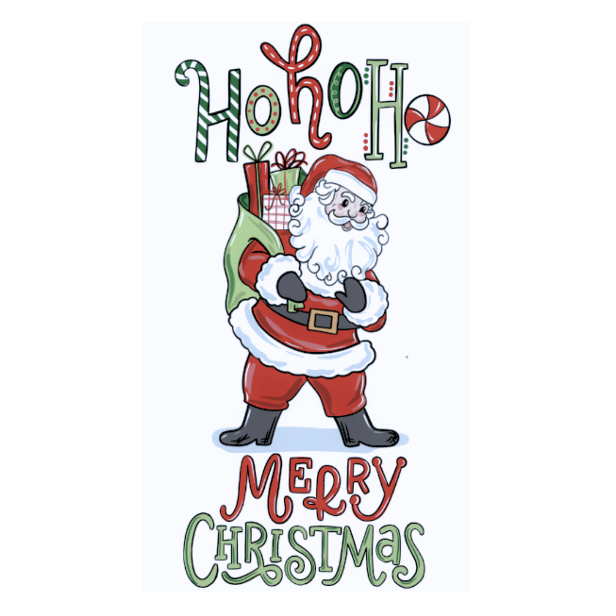 Ho Ho Ho Santa Tea Towel