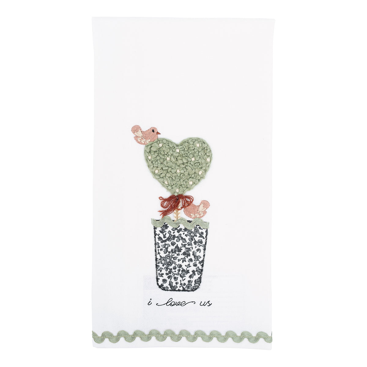 Love Us Bird Topiary Tea Towel