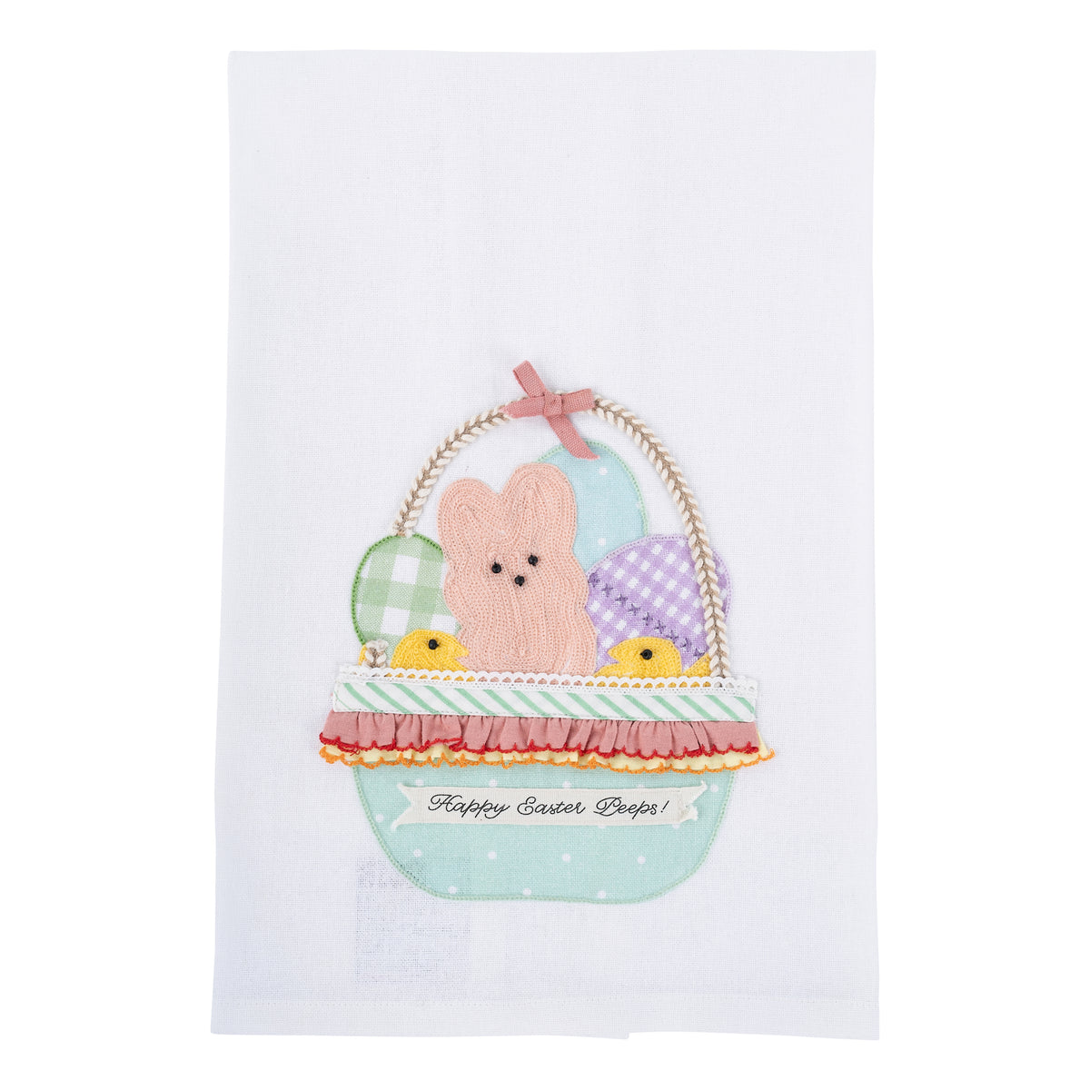 Happy Easter Peeps Tea Towel