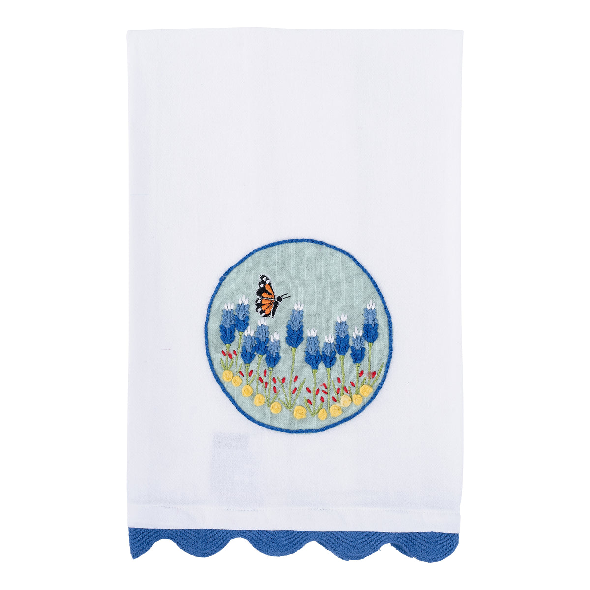 Blue Bonnets Tea Towel