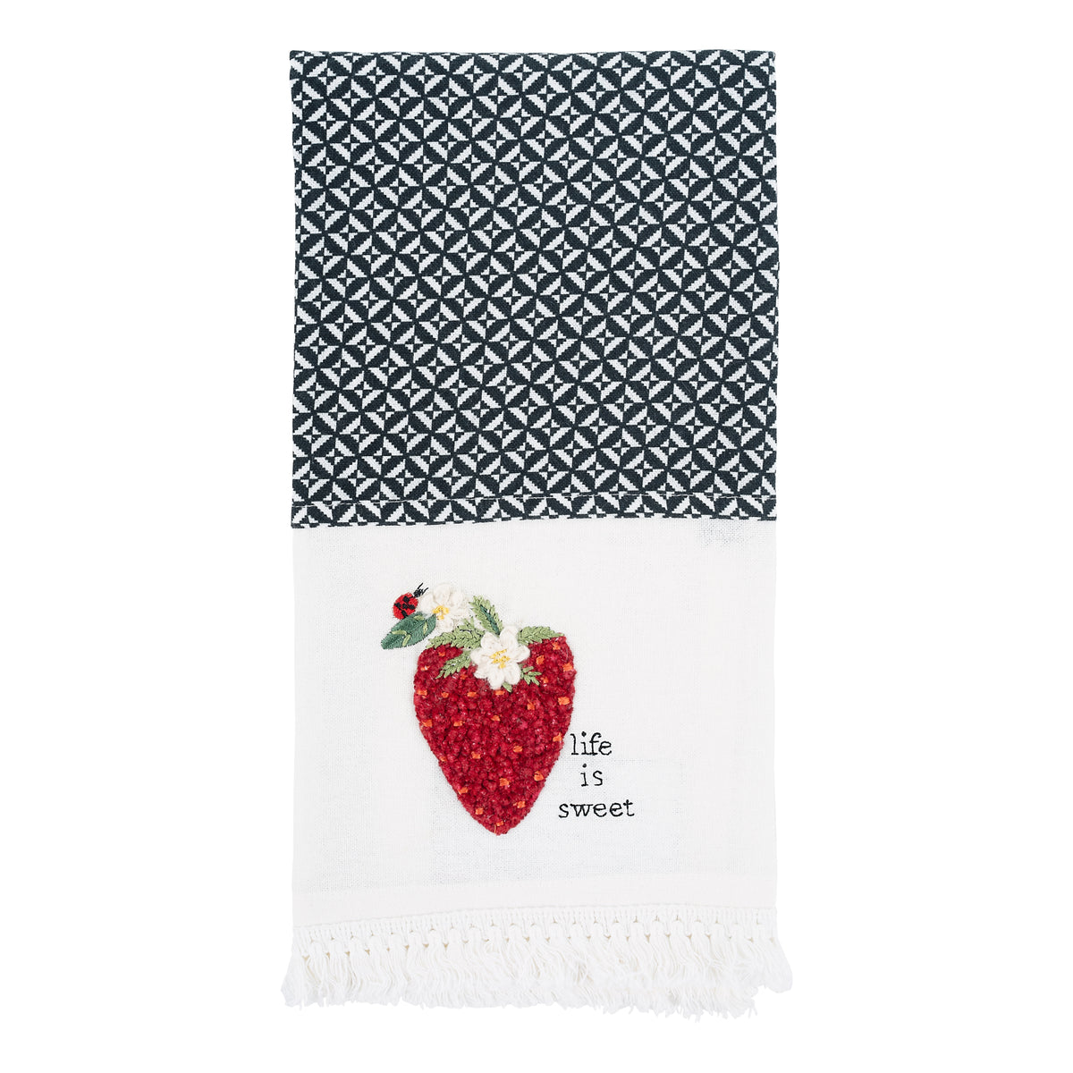 Life is Sweet Strawberry Tea Towel