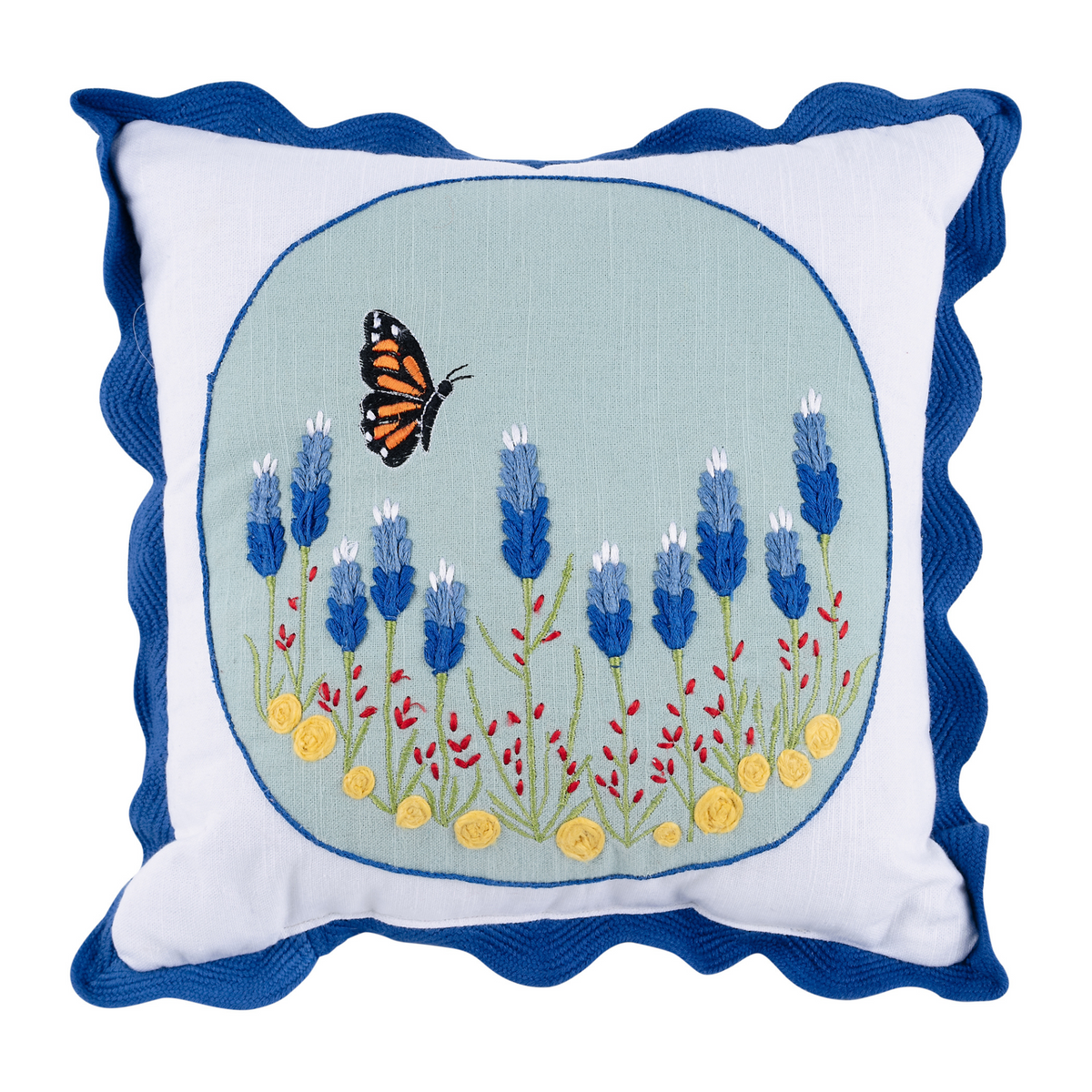 Blue Bonnets Pillow