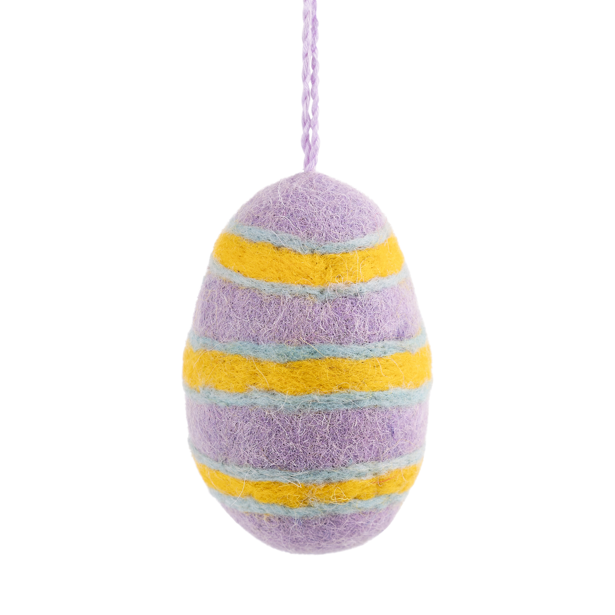 Easter Egg Felt Ornaments Set of 6