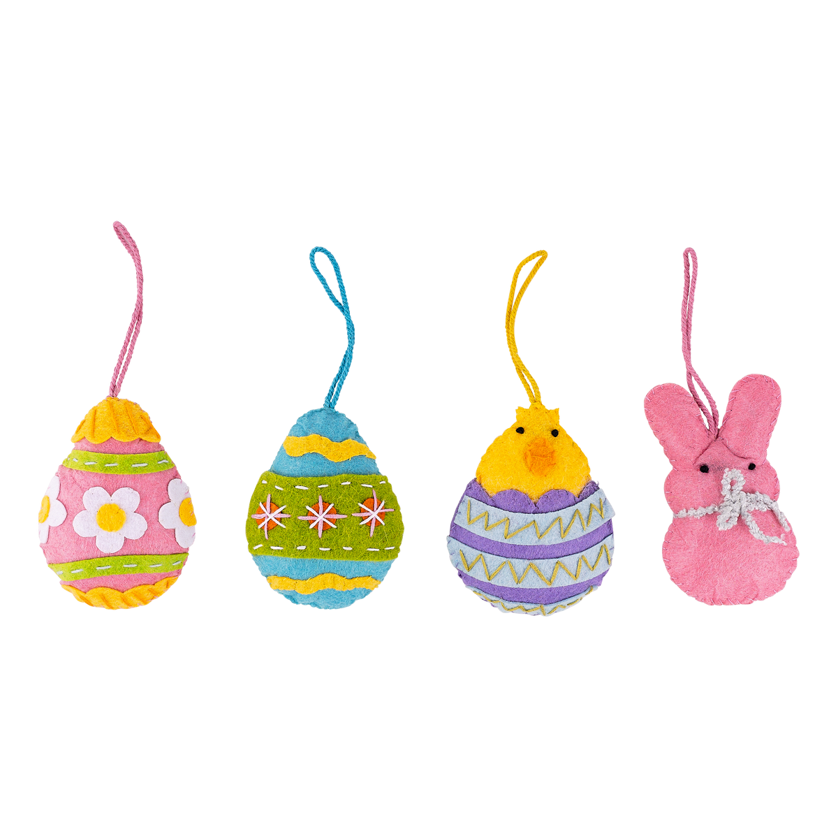 Easter Felt Ornaments/Set of 4