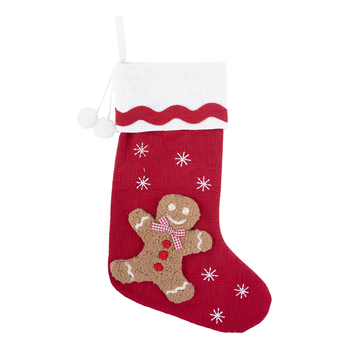 Boy Gingerbread Stocking