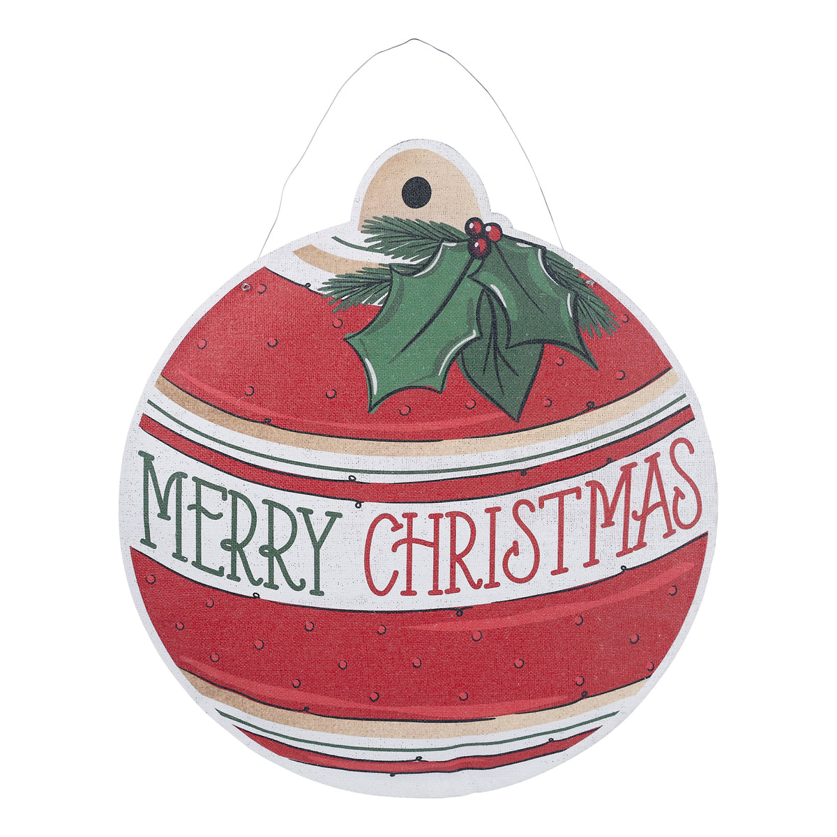 Merry Christmas Ornament/Happy New Year Clock Burlee