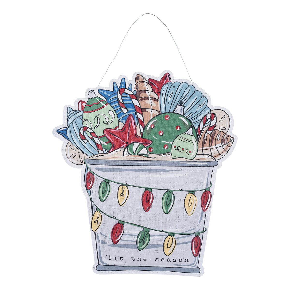 Welcome/Tis the Season Beach Bucket Burlee