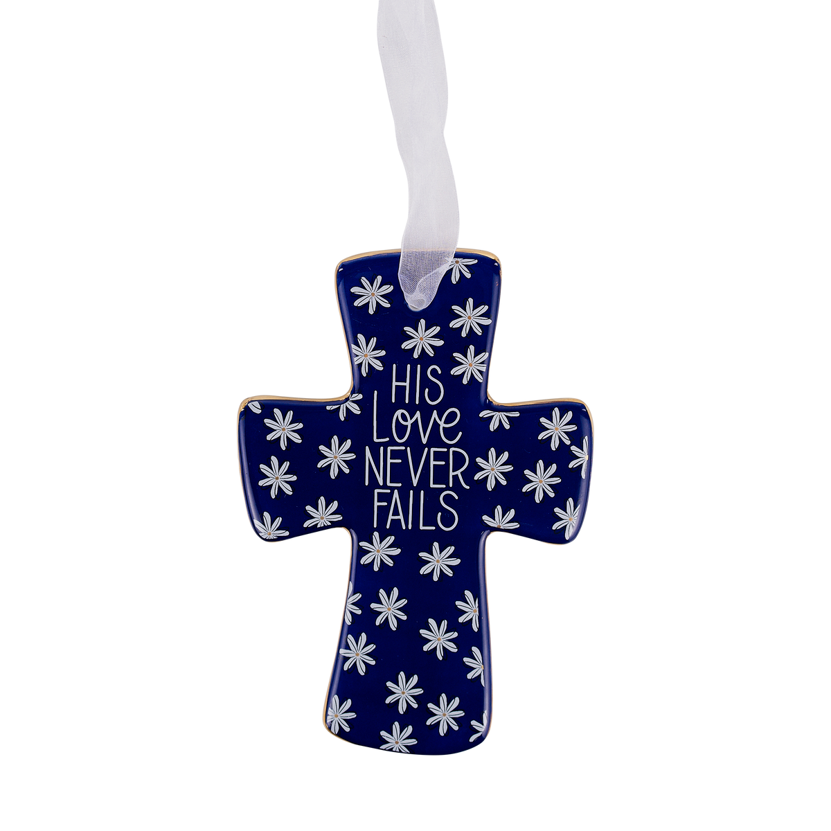 His Love Never Fails Cross