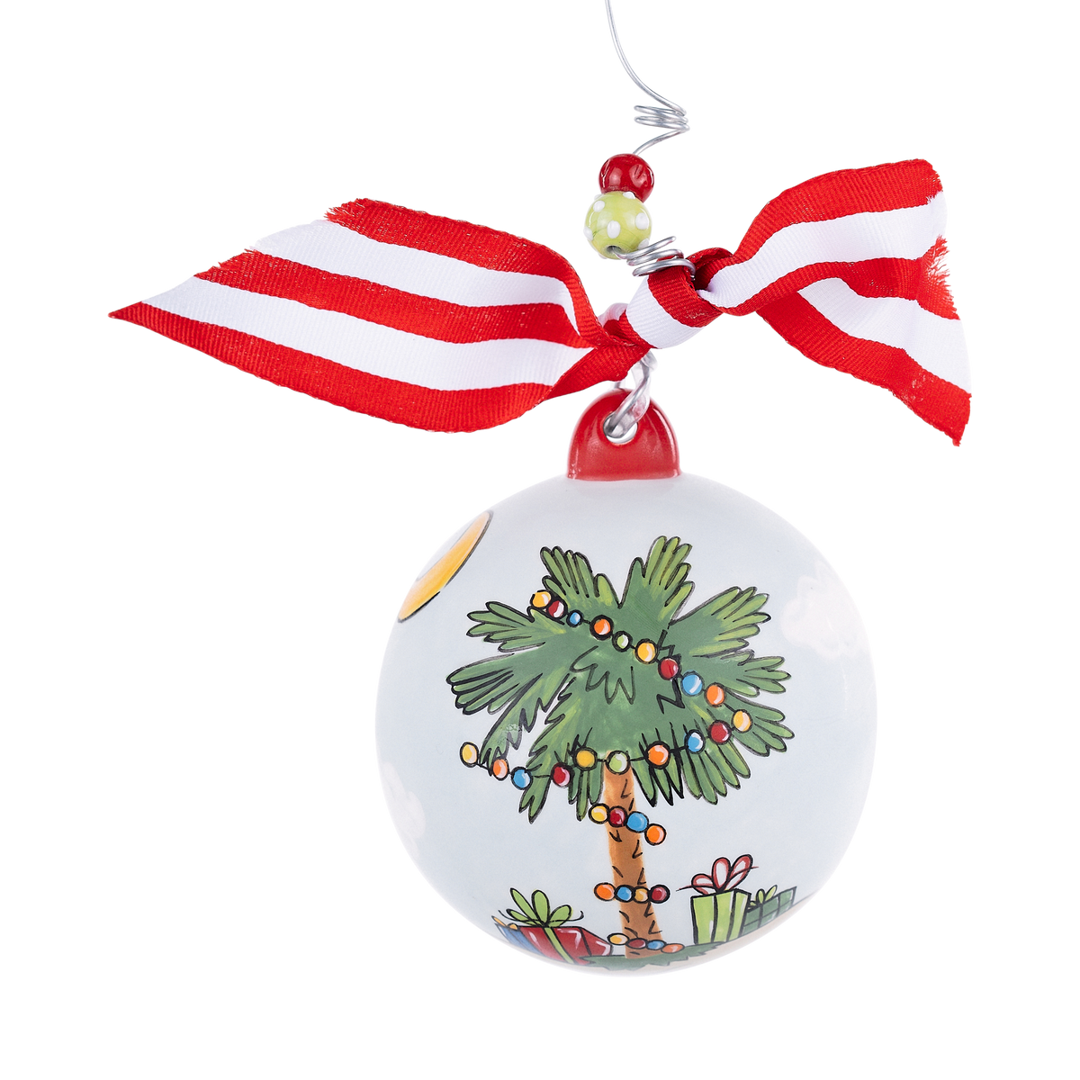 South Carolina Christmas Palm Tree Ornament