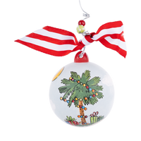 South Carolina Christmas Palm Tree Ornament