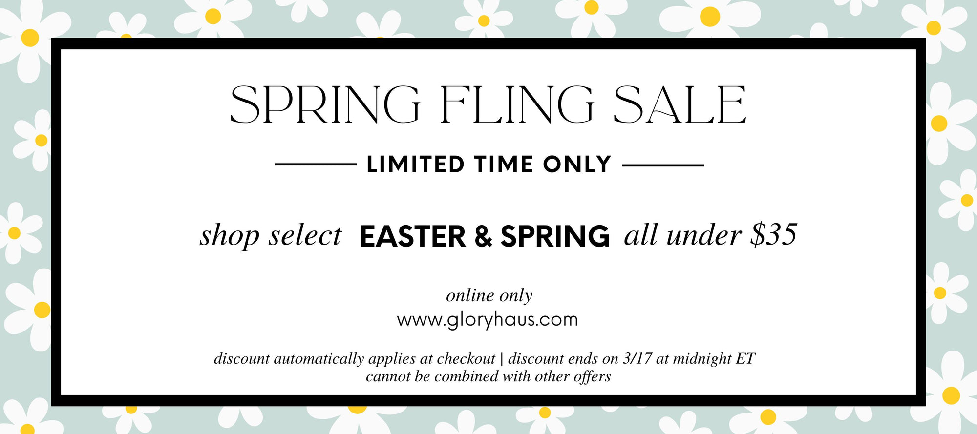 spring fling sale