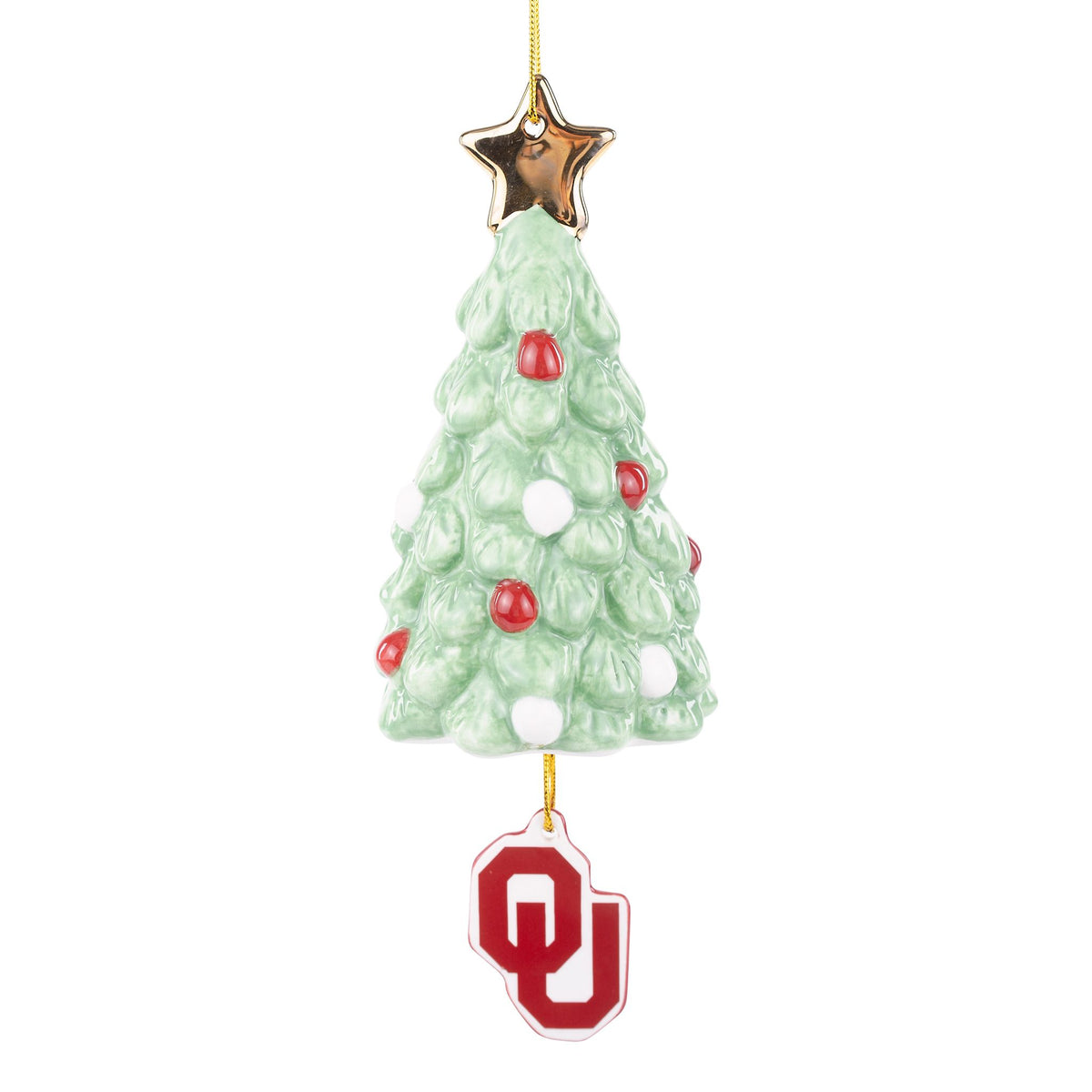 Oklahoma Logo Christmas Tree Ornament