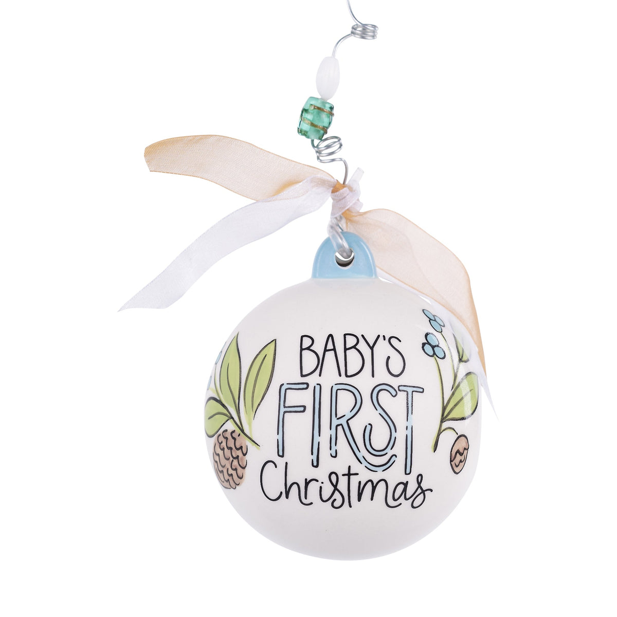 Baby Boy Deer 1st Christmas Ornament