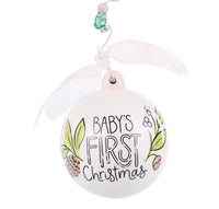 Baby Girl Deer 1st Christmas Ornament