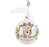 Baby Girl Deer 1st Christmas Ornament