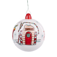 Santa Workshop Ornament