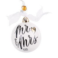 Mr. & Mrs. Wedding Cake Ornament