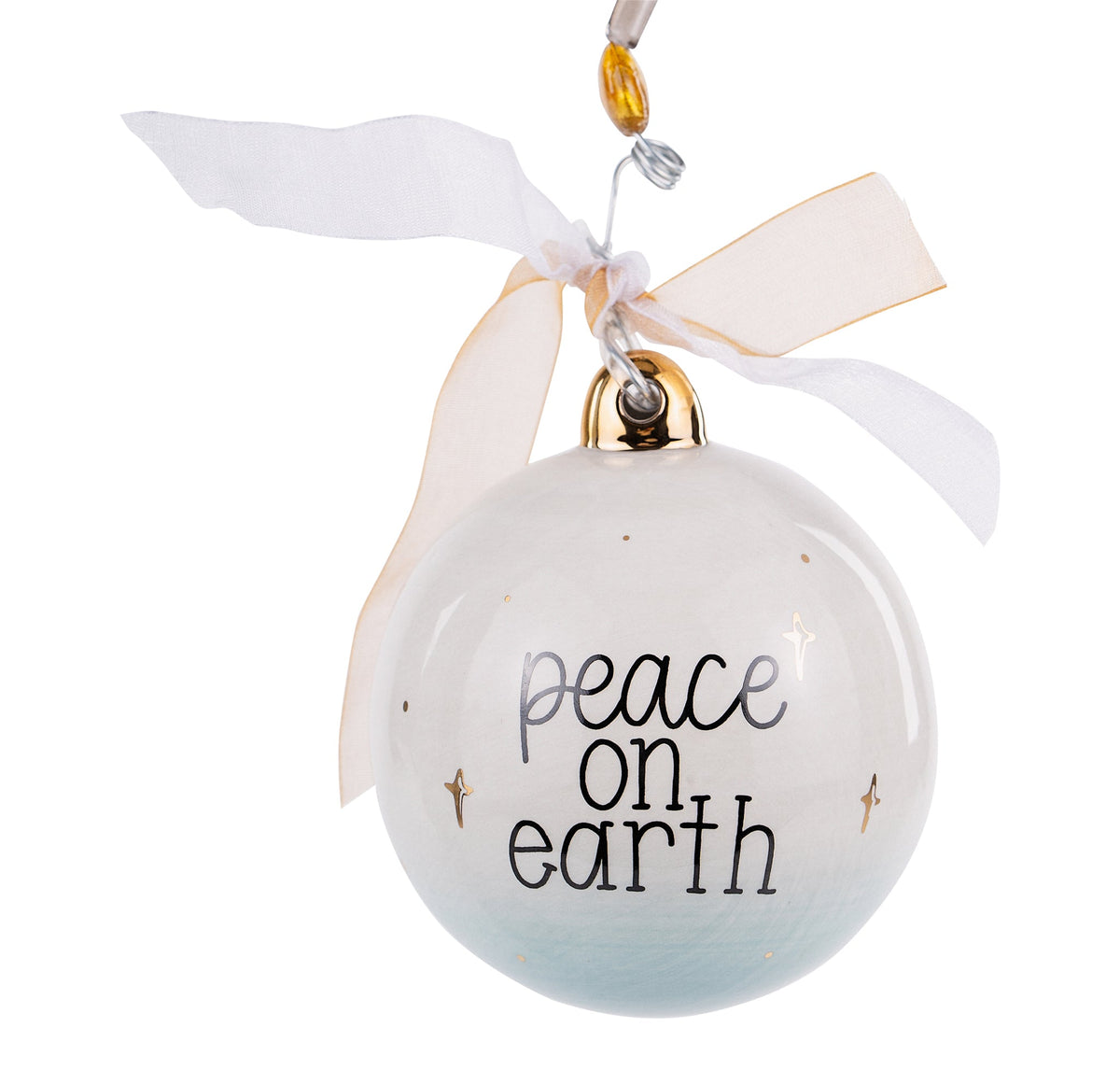 Peace on Earth Nativity Ornament