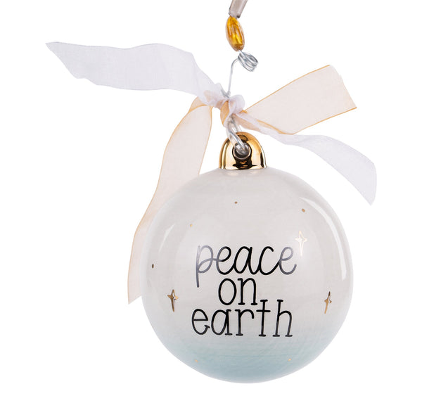 Peace on Earth Nativity Ornament