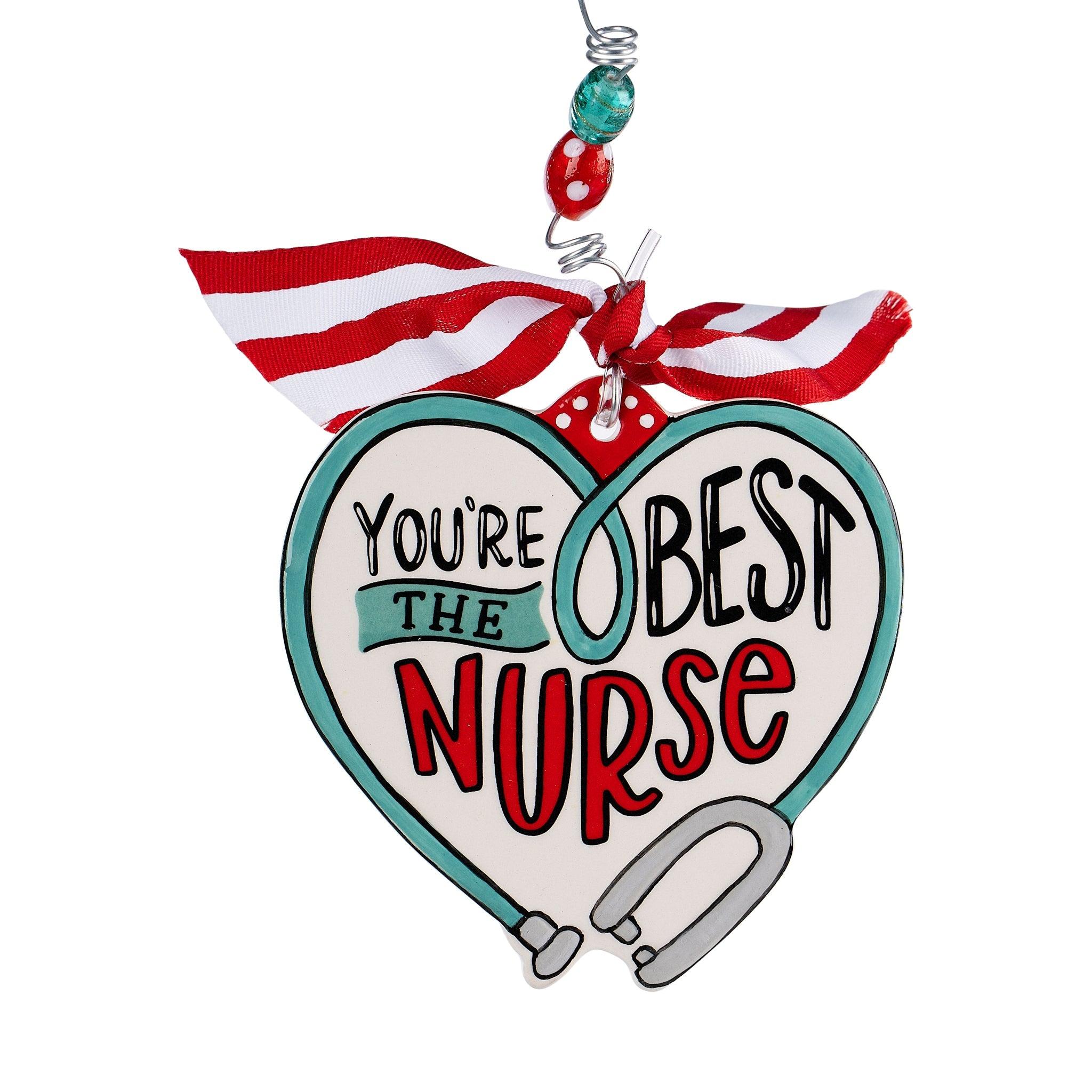 Best Nurse Ever Ribbon Nurses Day Card