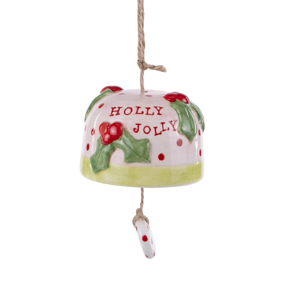 Holly Jolly Bell Ornament