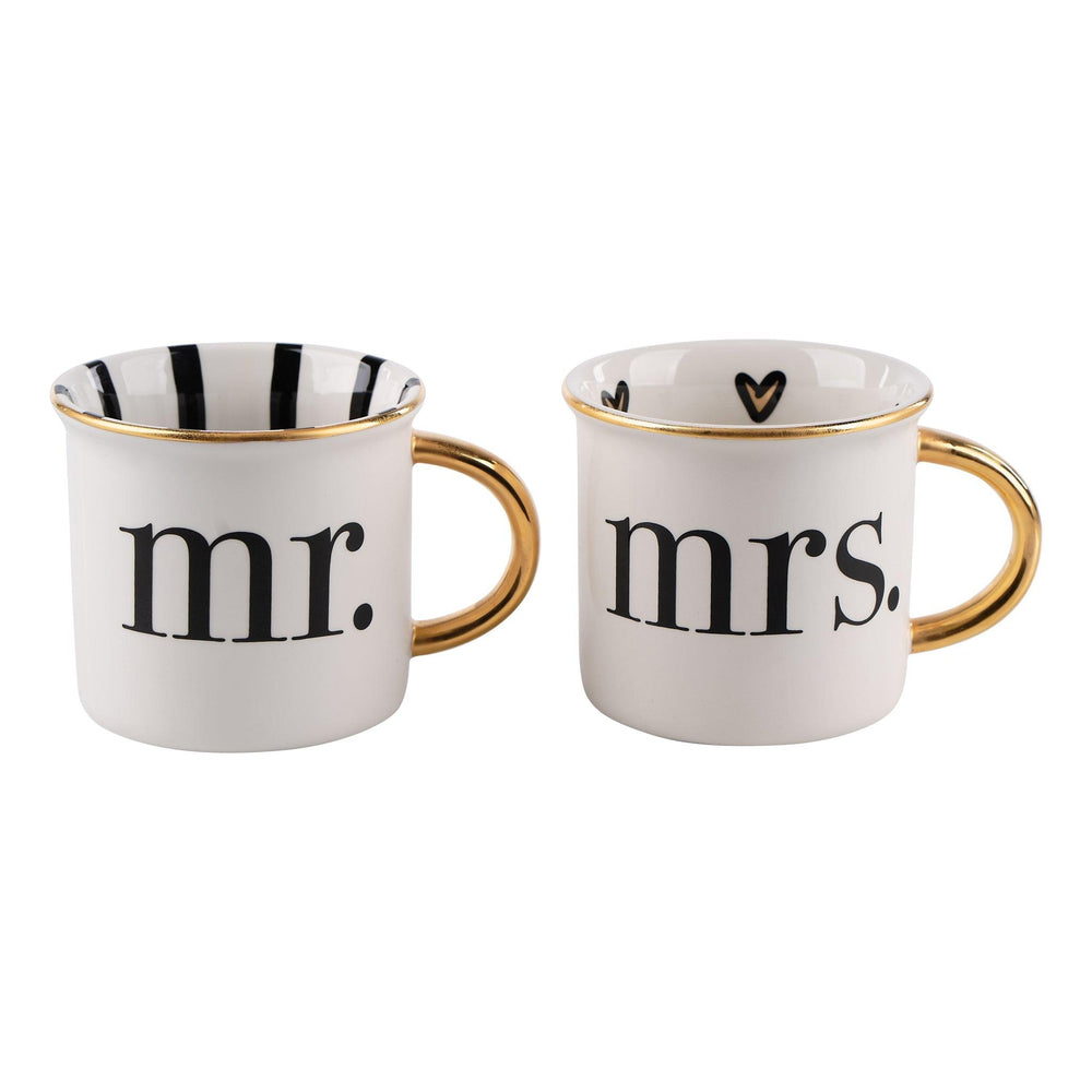 Mr. & Mrs. Coffee Mug Set from Apollo Box