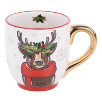 Merry Christmas Reindeer Mug