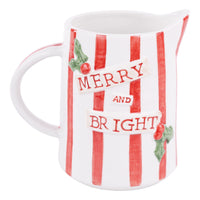 Merry & Bright Wreath Pitcher