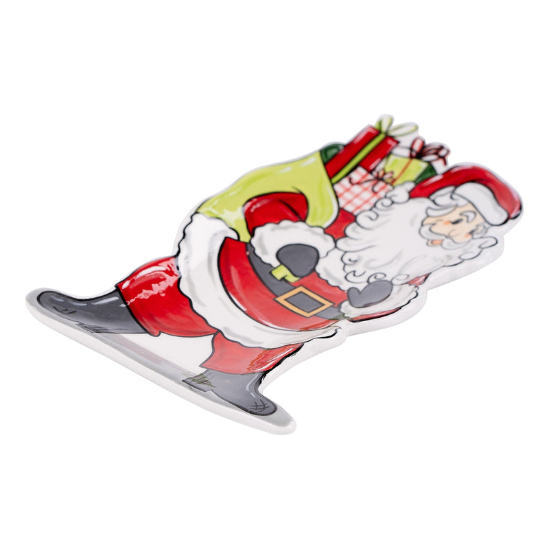 Santa with Pack Trinket Tray