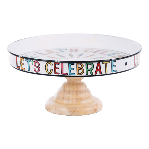 Let's Celebrate Cake Stand - GLORY HAUS 