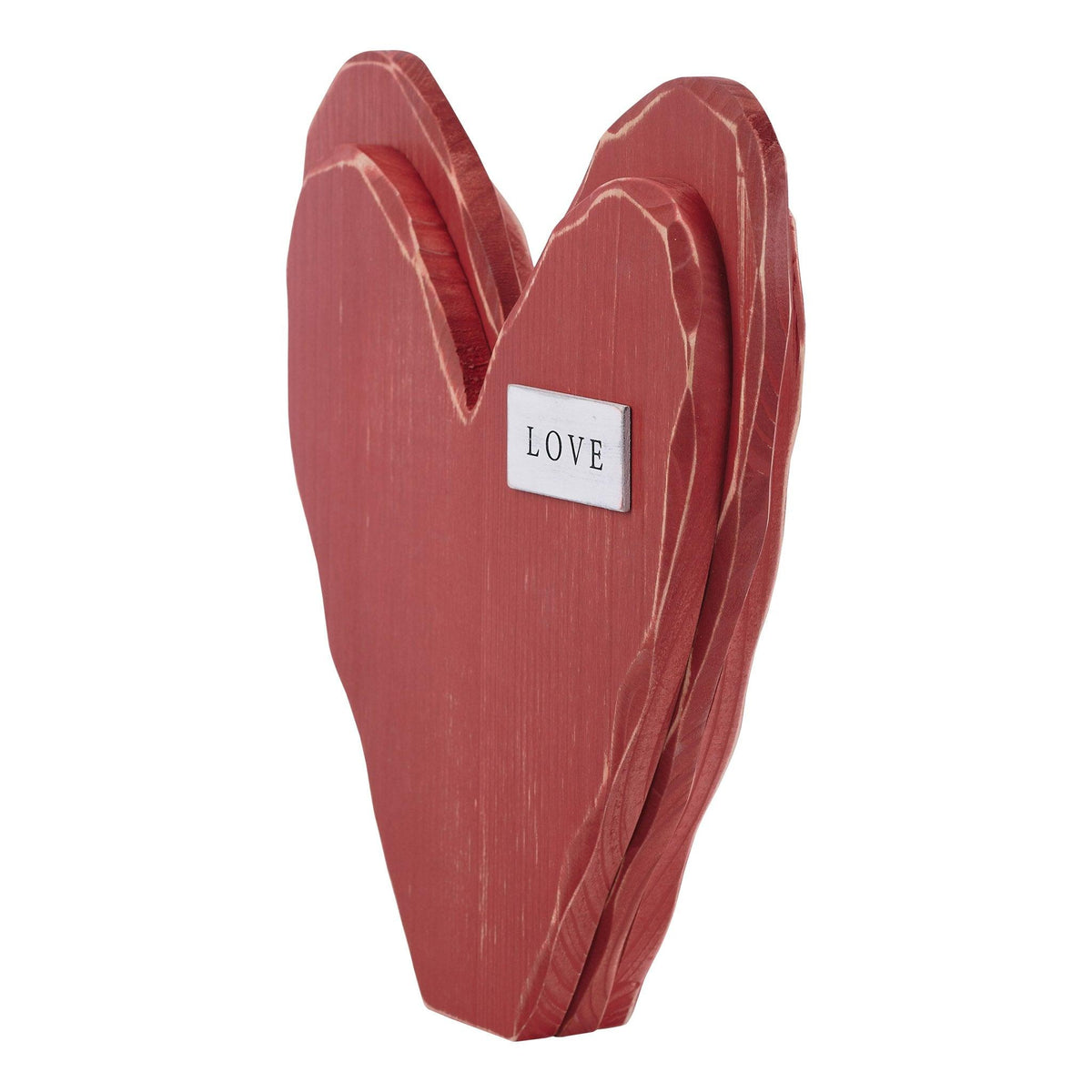 Wooden Heart Shape Photo Picture Frame Wood Carving Valentine Day