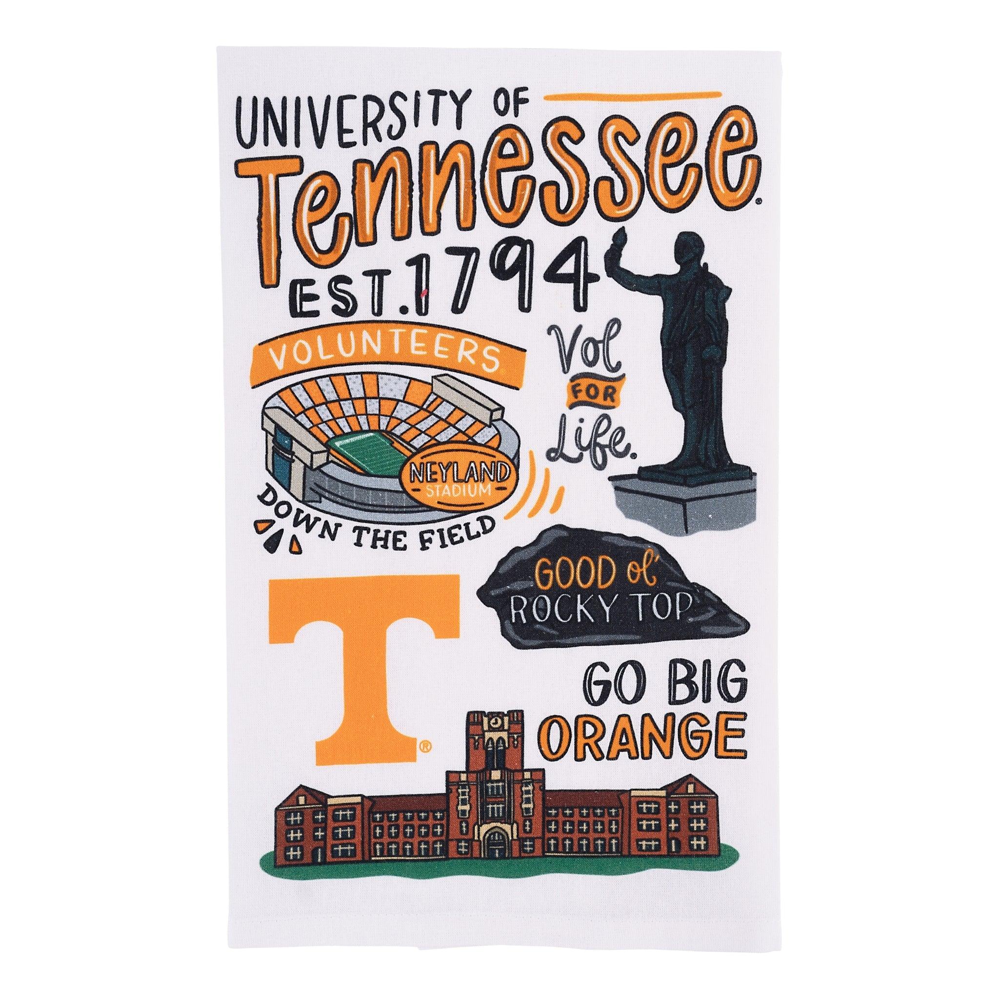 Tennessee Checkerboard Tea Towel