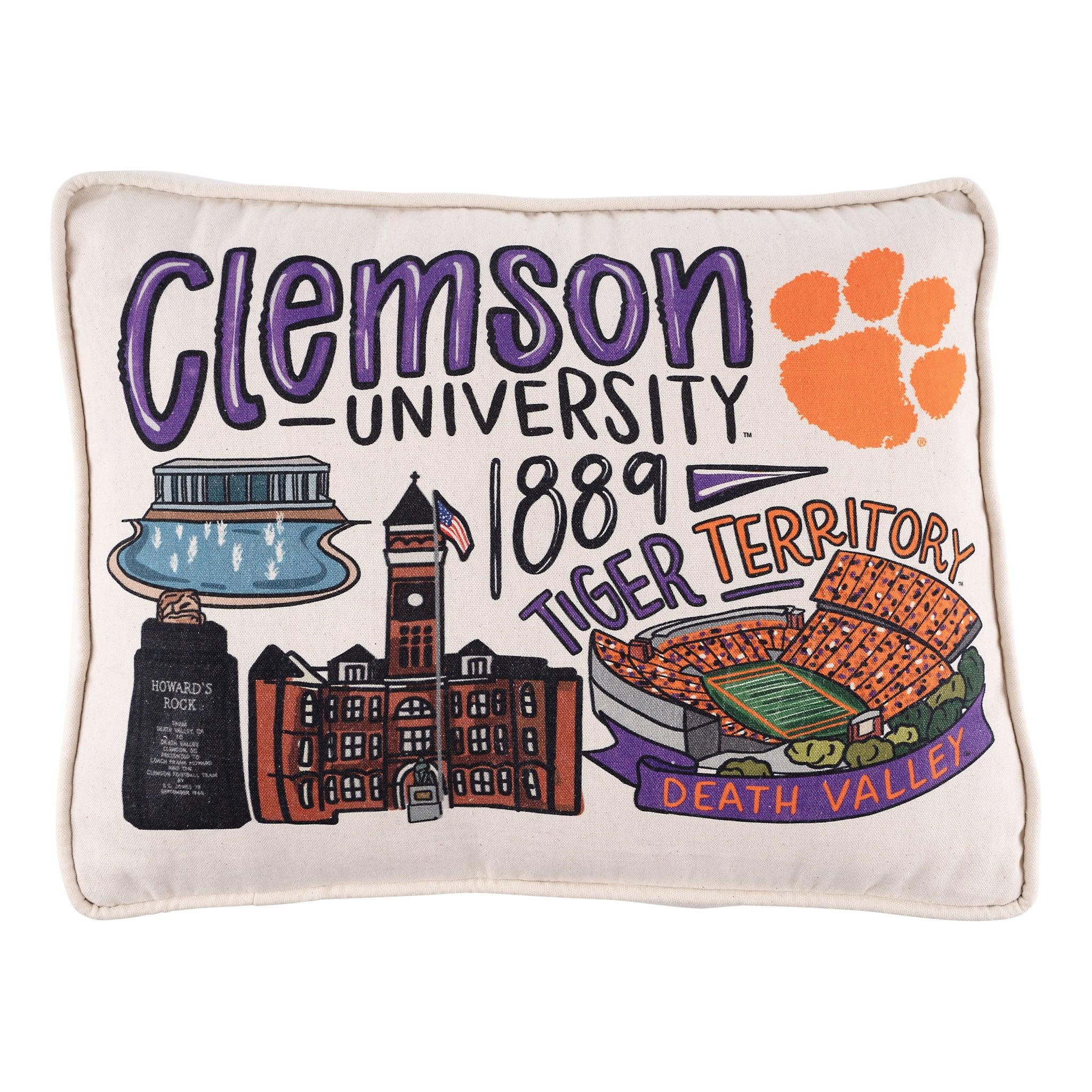 Clemson 2025 throw pillows