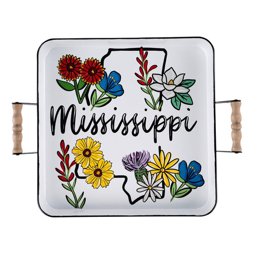 Mississippi On My Mind Enamel Tray - GLORY HAUS 