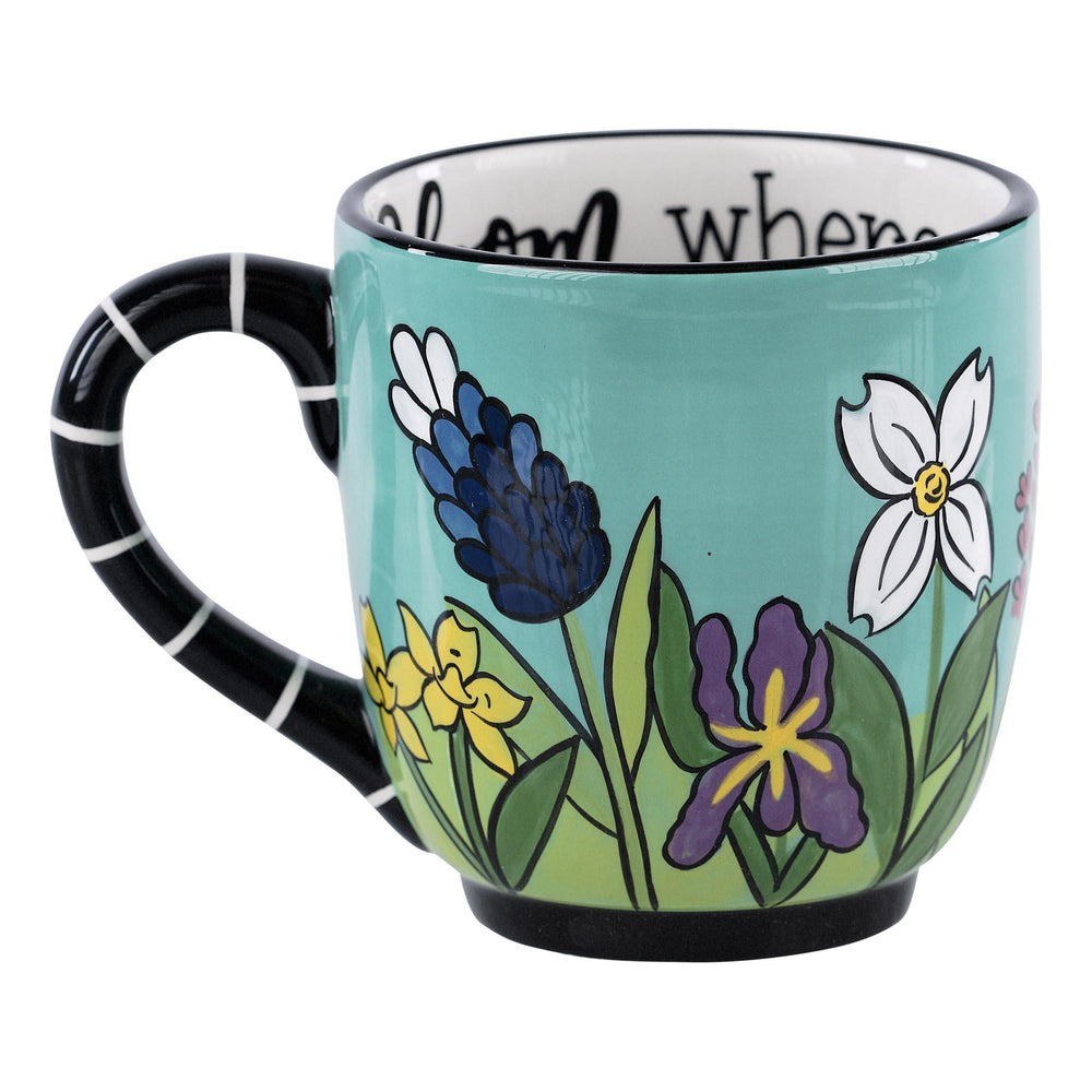  Live Life in Full Bloom, Spiritual Mug, 11 oz. Coffee