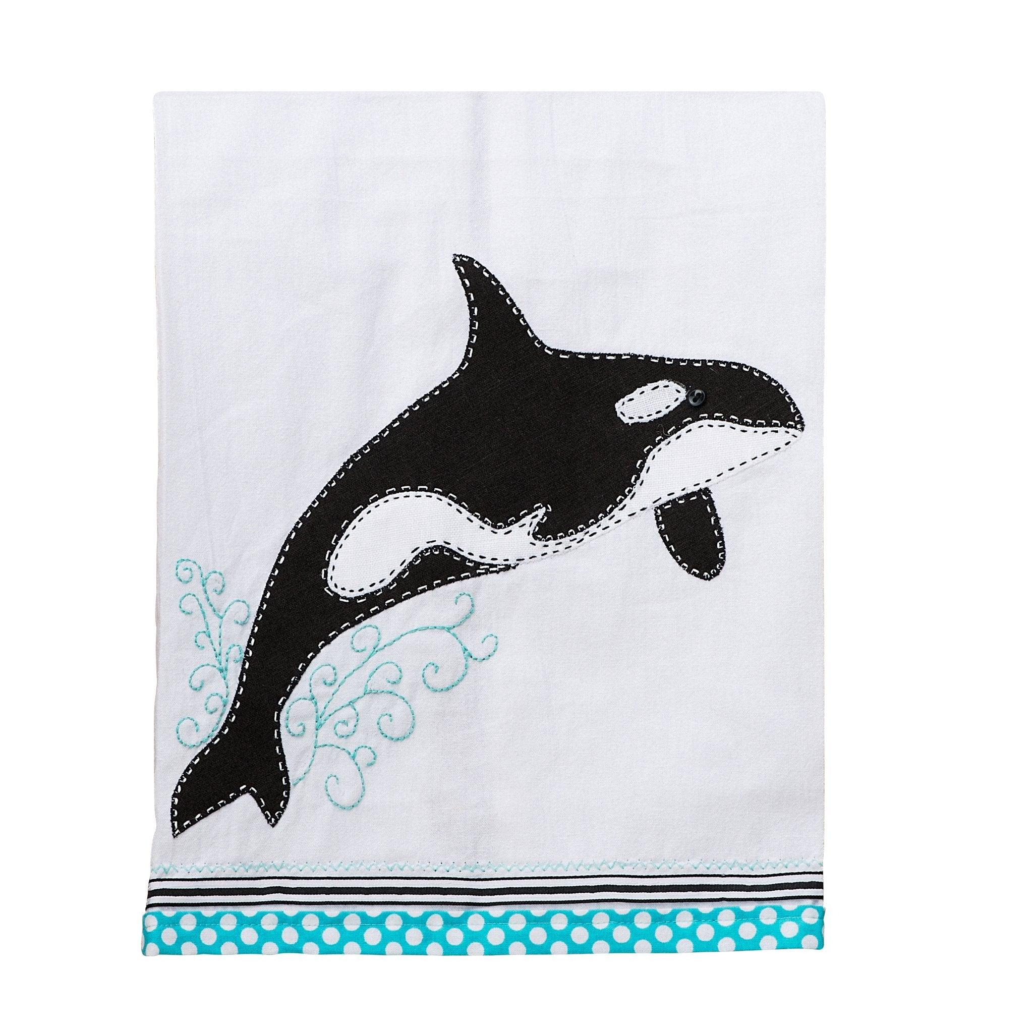 Whale hand online towel